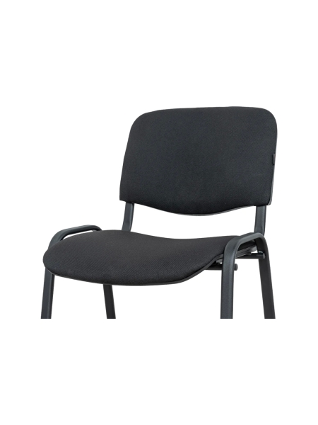 Стул офисный черная ткань, черные ножки Gigant GCH-02 (BL)