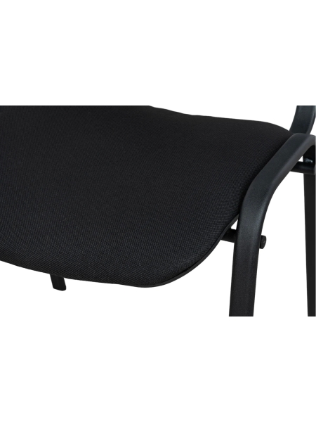 Стул офисный черная ткань, черные ножки Gigant GCH-02 (BL)