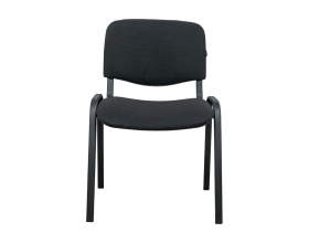 Стул офисный черная ткань, черные ножки Gigant GCH-02 (BL)