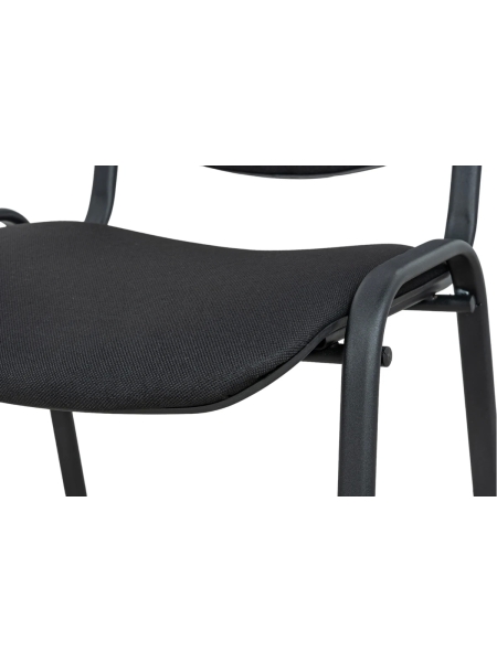 Стул офисный черная ткань, черные ножки Gigant GCH-02 (BL)