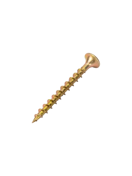 Саморезы Gigant 3,5x41, потайная головка, крупный шаг, желтый цинк, 1 кг (примерно 428 шт) 123510