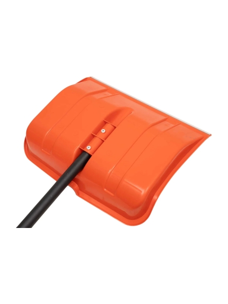 Проклепанная лопата Gigant из морозостойкого пластика,с мет. черенком и усиленной алюм.планкой, шир. 500 мм SHO-03