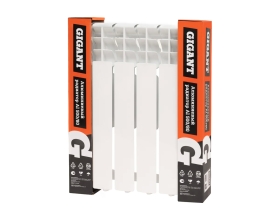 Алюминиевый радиатор Al 500/80 6 секций Gigant GRA58-6