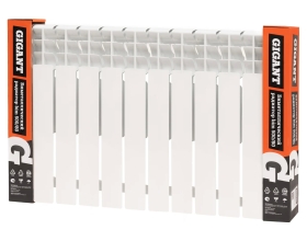 Биметаллический радиатор bim 500/80 12 секций Gigant GRBM58-12