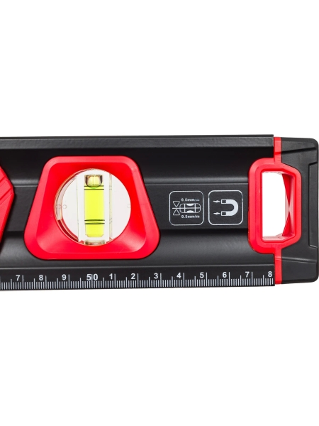 Алюминиевый магнитный фрезерованный уровень Gigant Professional 600 мм 3 глазка GPGW-60-3