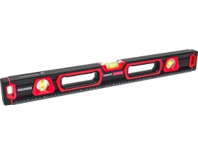 Алюминиевый магнитный фрезерованный уровень Gigant Professional 600 мм 3 глазка GPGW-60-3