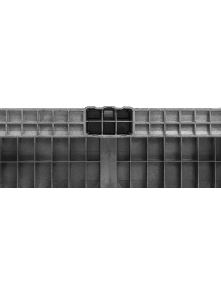 Паллет Gigant 1200x800x150 сплошной на 3-х полозьях серый 34230