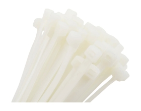 Нейлоновая хомут-стяжка Gigant 4,8х300 белый, 100 шт G/1/20