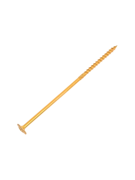 Конструкционный саморез Gigant желтый цинк 8x220 тарельчатый TORX острый 50 шт 123825