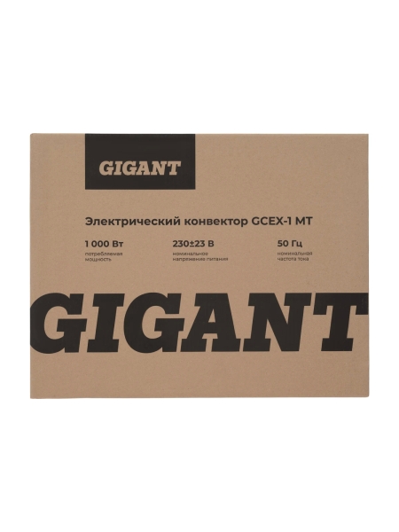 Электрический конвектор 1000 Вт Gigant GCEX-1 MT