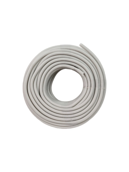 Гофрированная труба ПНД Gigant лёгкая серая D20 с зондом, стойкая к УФ 100м 20120-100GR-GI