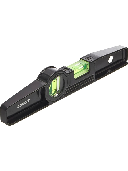 Алюминиевый магнитный строительный уровень Gigant 250мм GWM250