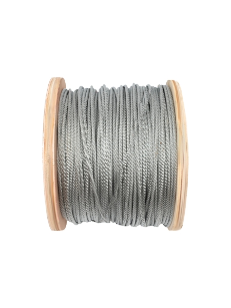 Стальной трос Gigant DIN 3055 4мм оцинкованный 200м GSC-012