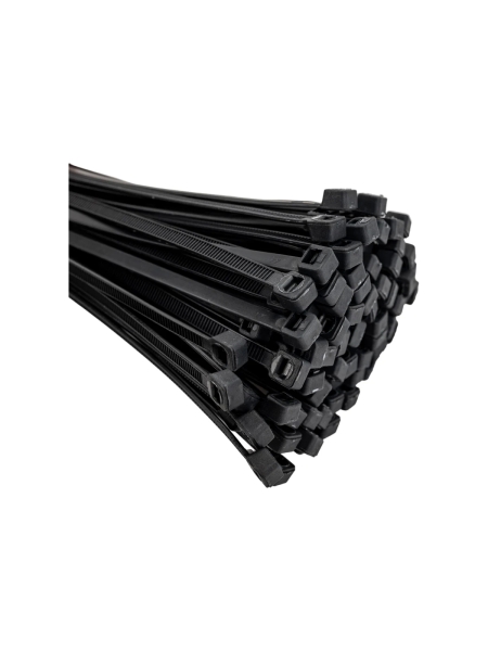 Нейлоновая хомут-стяжка Gigant 4,5х200 черный, 100 шт G/1/7