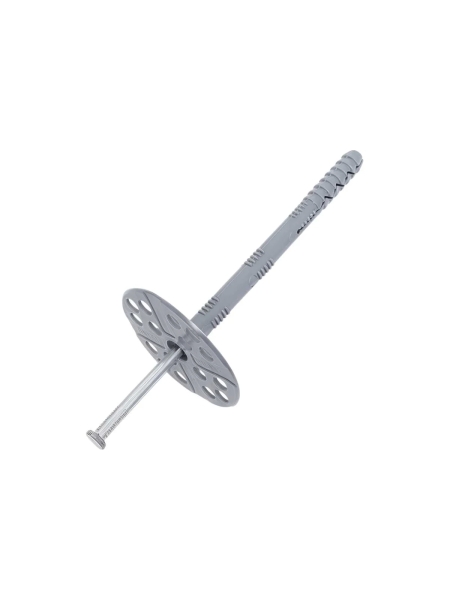 Дюбель для теплоизоляции Gigant (гриб) 10x120 с металлическим гвоздём 50 шт 123871