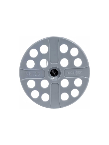 Дюбель для теплоизоляции Gigant (гриб) 10x120 с металлическим гвоздём 50 шт 123871