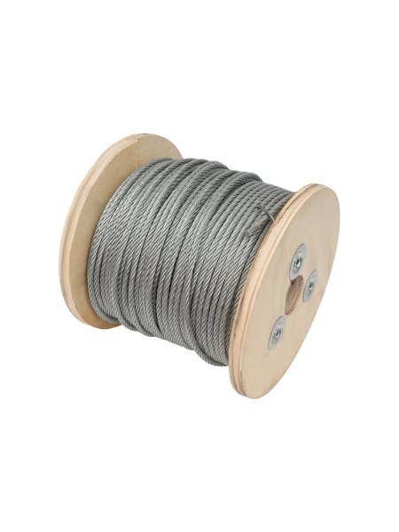 Стальной трос Gigant DIN 3055 6мм оцинкованный 100м GSC-001