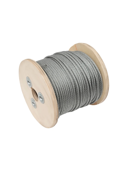 Стальной трос Gigant DIN 3055 6мм оцинкованный 100м GSC-001