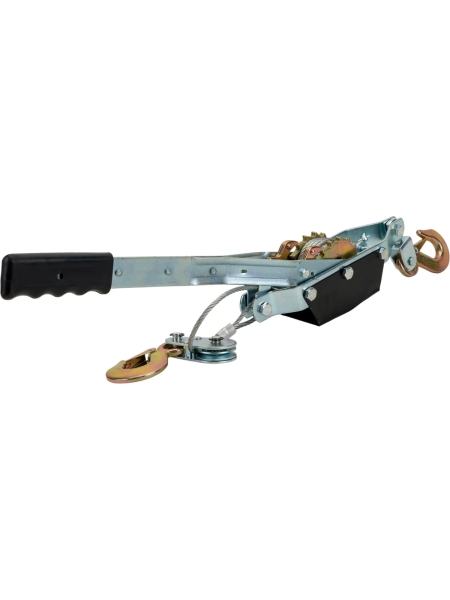 Ручная лебедка с двойным храповым механизмом Gigant 3т, диаметр троса 4,8мм, длина троса 3,6м GEW-22