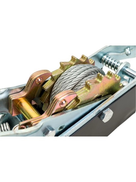 Ручная лебедка с двойным храповым механизмом Gigant 3т, диаметр троса 4,8мм, длина троса 3,6м GEW-22