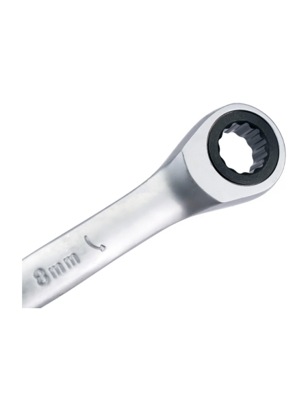 Комбинированный трещоточный ключ Gigant 8мм, Сталь Cr-V, 72 зуба, GRW8