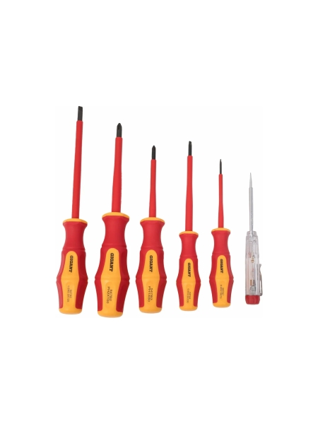 Набор диэлектрических отверток 6 шт Gigant GBSD-2