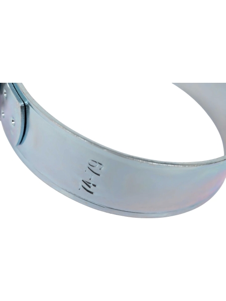 Хомут силовой шарнирный D74-79мм, оцинкованная сталь Gigant 123965