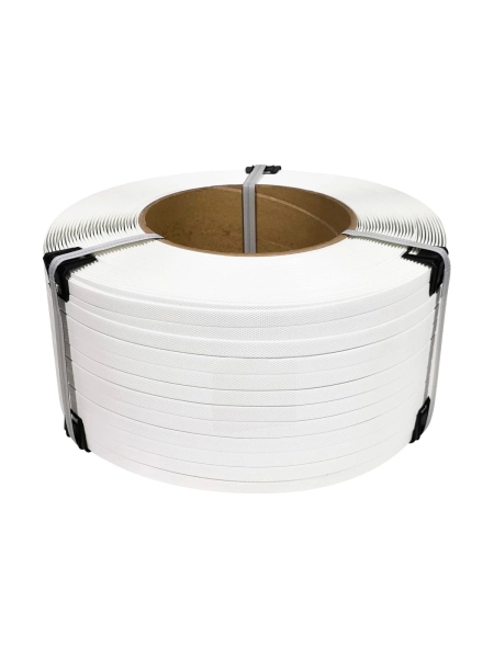 Стреппинг лента ПП Gigant 15x1х1,2 км, 300 кгс, белая GSTW-15-10-12