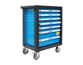Тележка инструментальная 7 ящиков с набором инструментов 70 предметов, Gigant GTCS-70