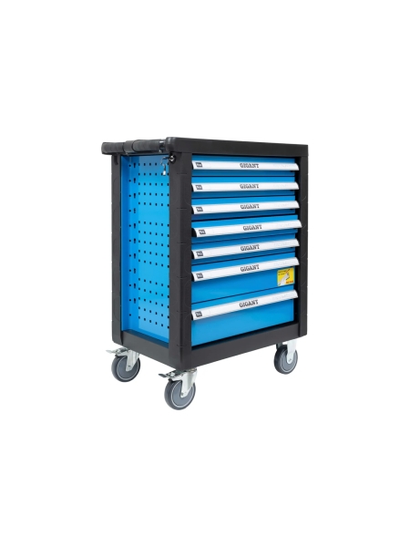 Тележка инструментальная 7 ящиков с набором инструментов 70 предметов, Gigant GTCS-70