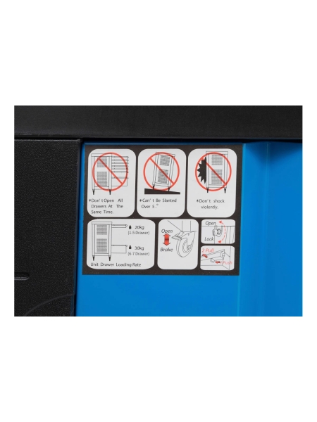 Тележка инструментальная 7 ящиков с набором инструментов 70 предметов, Gigant GTCS-70