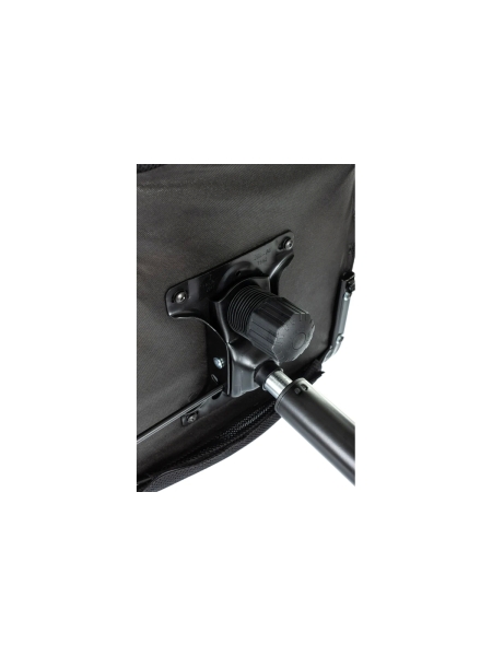 Компьютерное офисное кресло Gigant черное кожзам, сетка, с подлокотниками, 120 кг GCH-17