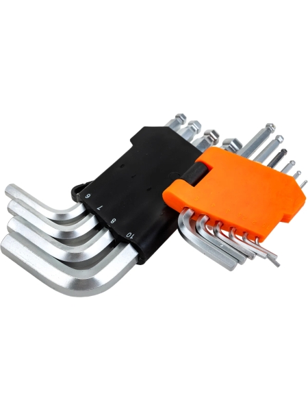 Набор г-образных шестигранных шаровых ключей 10 шт Gigant, размеры 1,5-10мм, grf-122