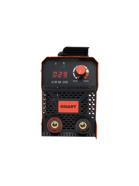 Инверторный сварочный аппарат (190 А; дисплей; кабель 2.5+1.5 м) Gigant GWM-190