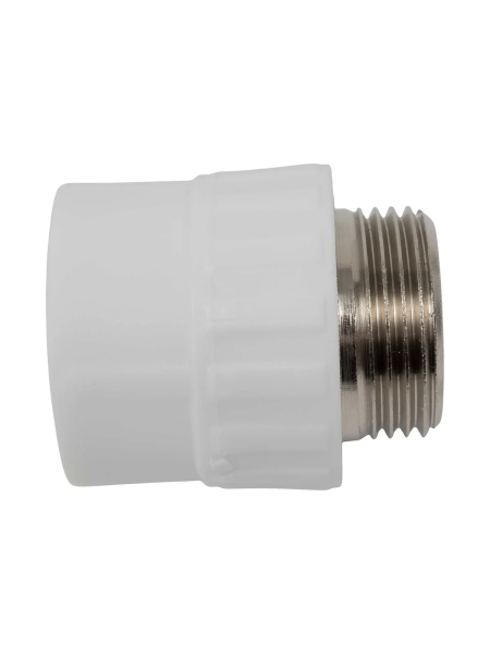 Муфта PP-R бел комб 32х1 НР Gigant GPM-32X1НР