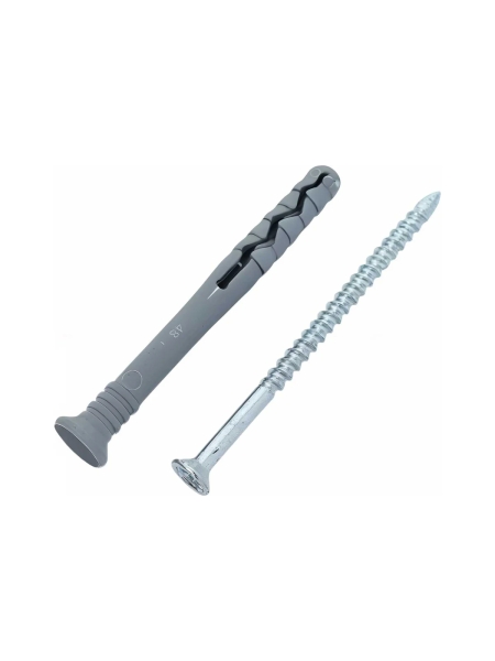 Дюбель-гвоздь Gigant 6x60 потайная манжета полипропилен 100 шт 123855