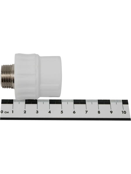 Муфта PP-R бел комб 25х1/2 НР Gigant GPM-25X12НР