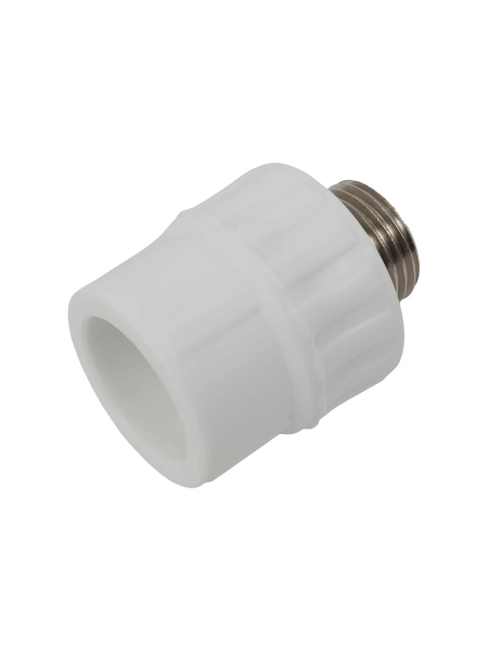 Муфта PP-R бел комб 25х1/2 НР Gigant GPM-25X12НР