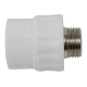 Муфта PP-R бел комб 25х1/2 НР Gigant GPM-25X12НР