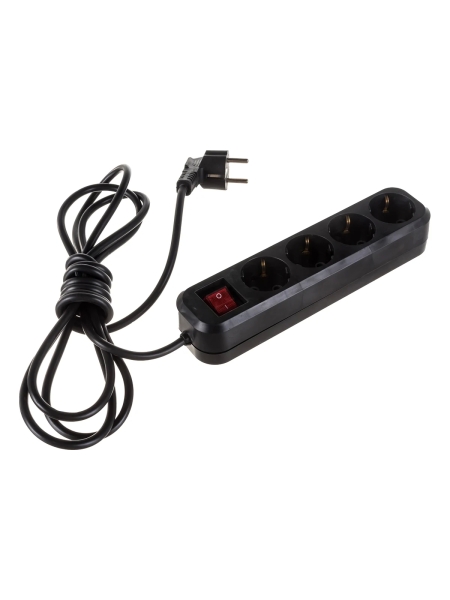 Бытовой удлинитель Gigant с заземлением ПВС 3x0,75 4 гнезда 3м 80093