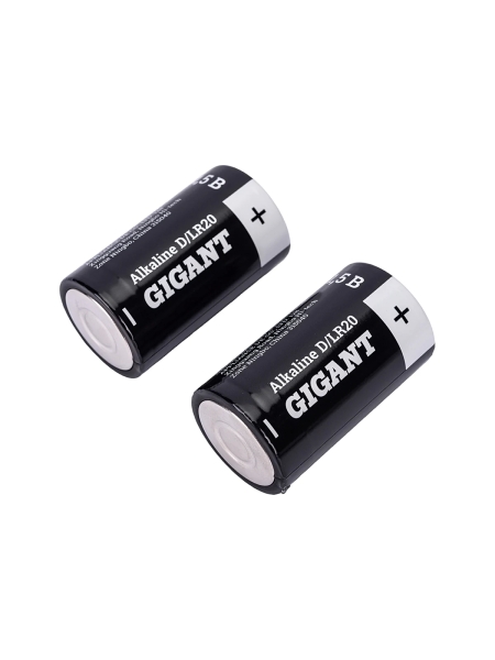 Батарейка Gigant Alkaline D/LR20 блистер 2 шт. GBA-D-2