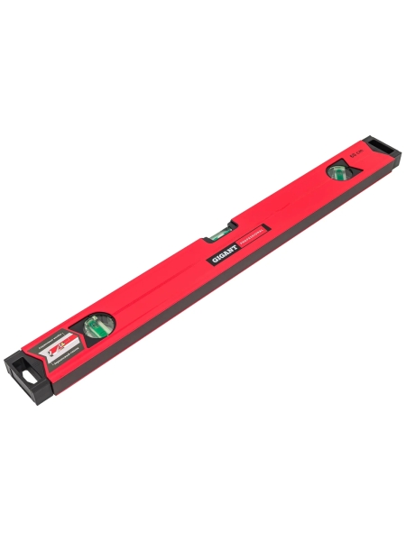 Алюминиевый магнитный фрезерованный уровень Gigant Professional 600 мм 3 глазка GPGW-60-1