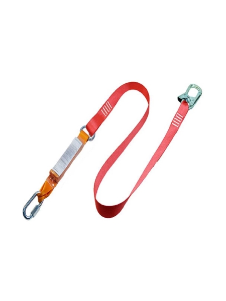 Строп из полиамидного каната двухветвевой с амортизатором аВКд с карабинами ТМ Gigant КР-03;КР-05