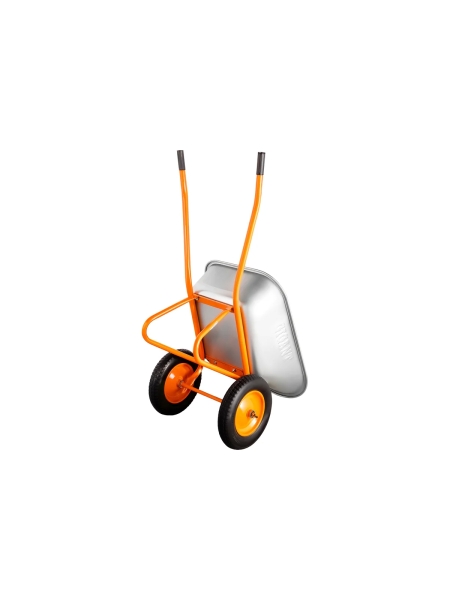 Строительная двухколесная тачка Gigant 110л, 200 кг, пневматические колеса GX-02