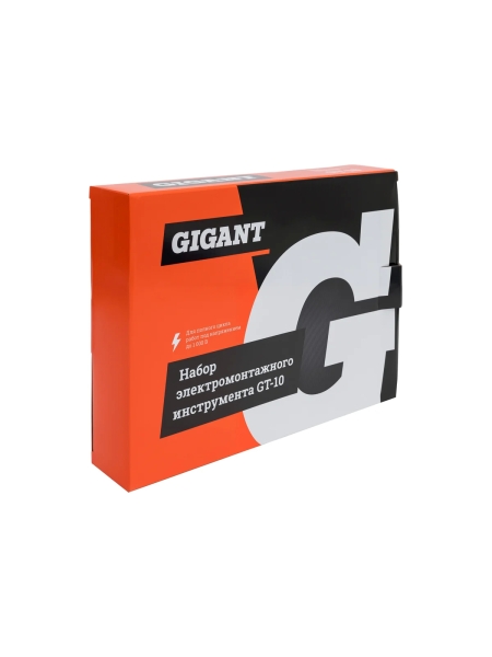 Набор электромонтажного инструмента Gigant VDE 1000В, 10 инструментов GT-10