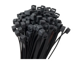 Ленточная хомут-стяжка Gigant 4,8x350 черный 100 шт. G/5/350/1