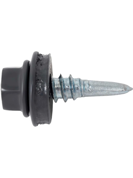 Gigant Кровельный саморез цинк 5,5х19 RAL 7024 сверло 250 шт G-124106