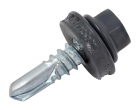 Gigant Кровельный саморез цинк 5,5х19 RAL 7024 сверло 250 шт G-124106