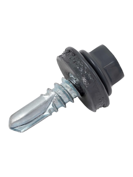 Gigant Кровельный саморез цинк 5,5х19 RAL 7024 сверло 250 шт G-124106