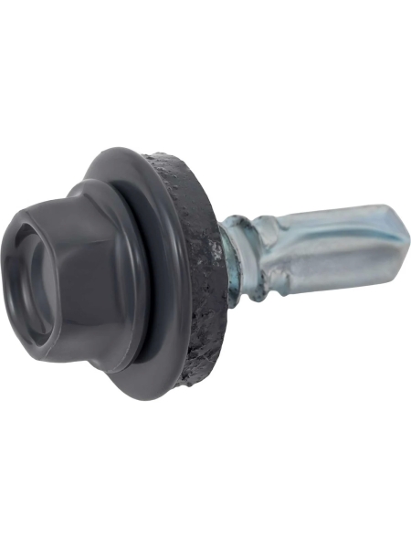 Gigant Кровельный саморез цинк 5,5х19 RAL 7024 сверло 250 шт G-124106